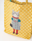 Kusuguru "Honey Bean Princes" Jacquard Tote Premium Chenille