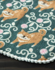Haikara Little Handkerchief - Shiba, Karakusa Green