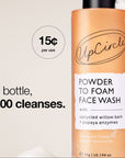Powder-to-Foam Face Wash with Upcycled Willow Bark + Papaya