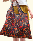 Many Mushrooms Packable Tote