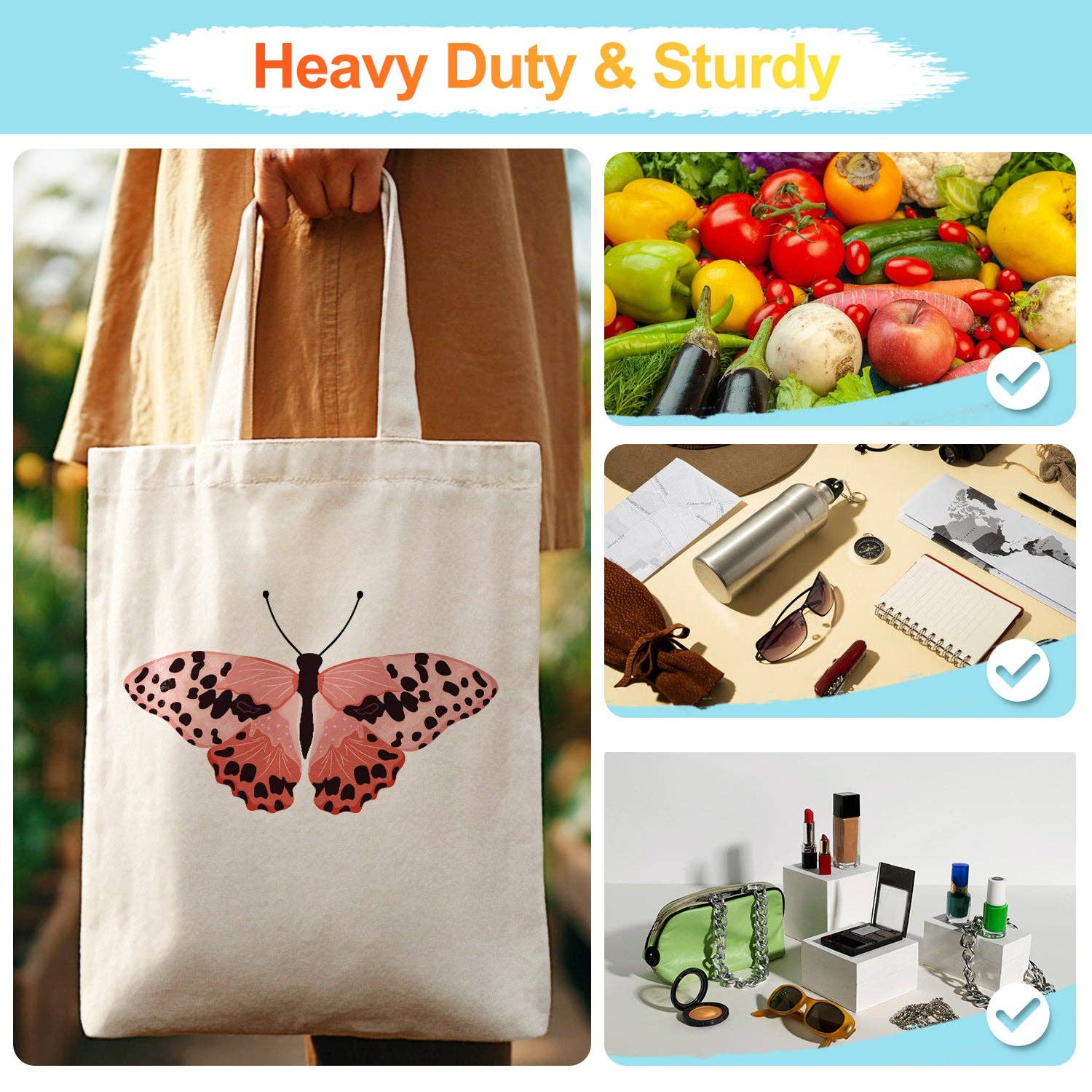 Paint Your Numbers - Blush Flutter Tote – Pink Butterfly Edition Paint by Numbers Kit