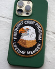 Frequent Crier Eagle Sticky Patch| Embroidered Sticker Patch