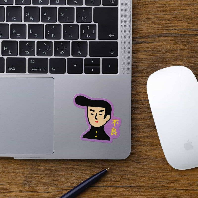 Japanese Retro DieCut Sticker
