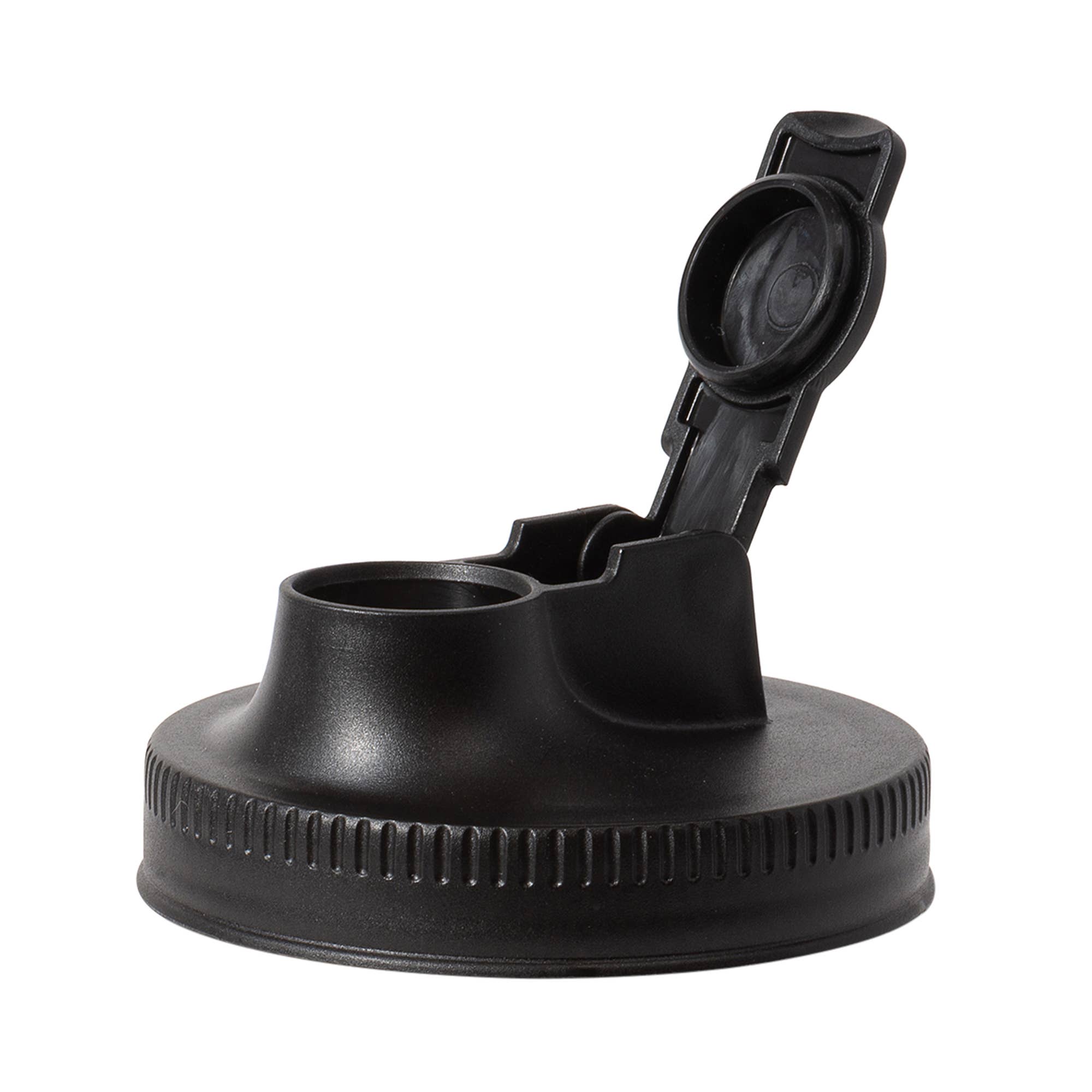 Jarware Black Spout Lid for Wide Mouth Mason Jar