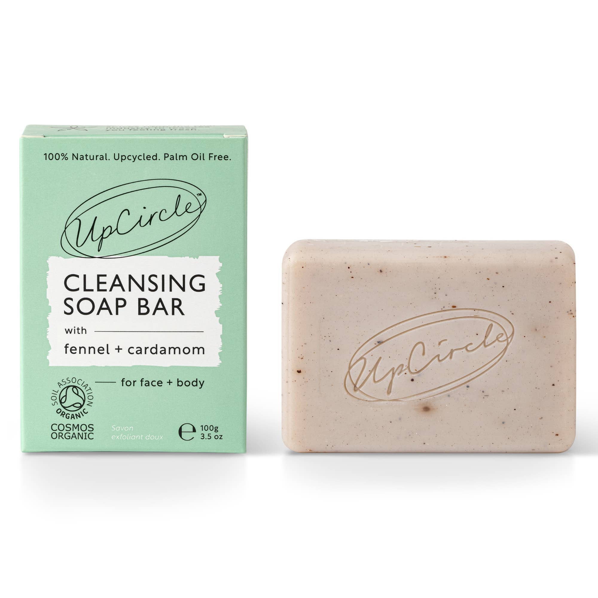 Natural Vegan Cleansing Soap Bar - Fennel + Cardamom