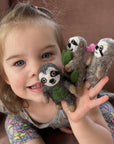 The Winding Road - Finger Puppets - Sloth - Assorted
