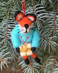 Ornament - Fox with Box