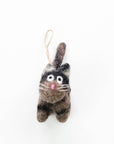 The Winding Road - Ornament - Little Felt Cats - 5 Assorted Pieces