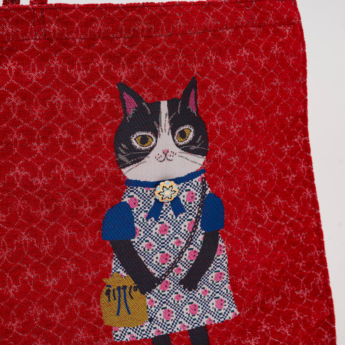 Kusuguru "Honey Bean Princes" Jacquard Tote Premium Chenille
