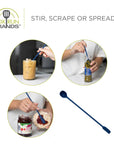 Fox Run Silicone Jar Scraper, Dual Sided, 11"