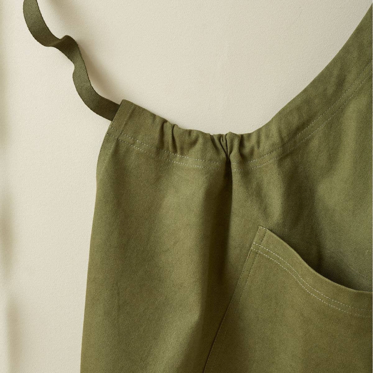 Apron Aux petits oignons kaki