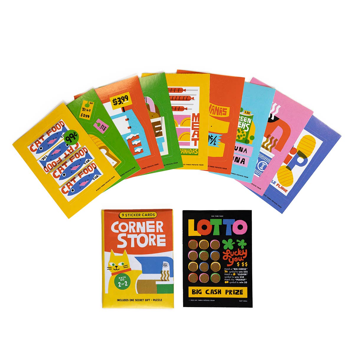 Corner Store Sticker Card Packs