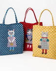 Kusuguru "Honey Bean Princes" Jacquard Tote Premium Chenille