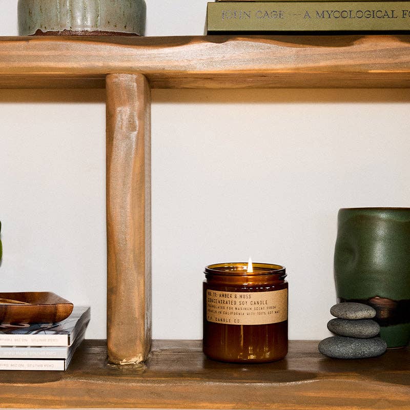Amber &amp; Moss - Large Concentrated Candle