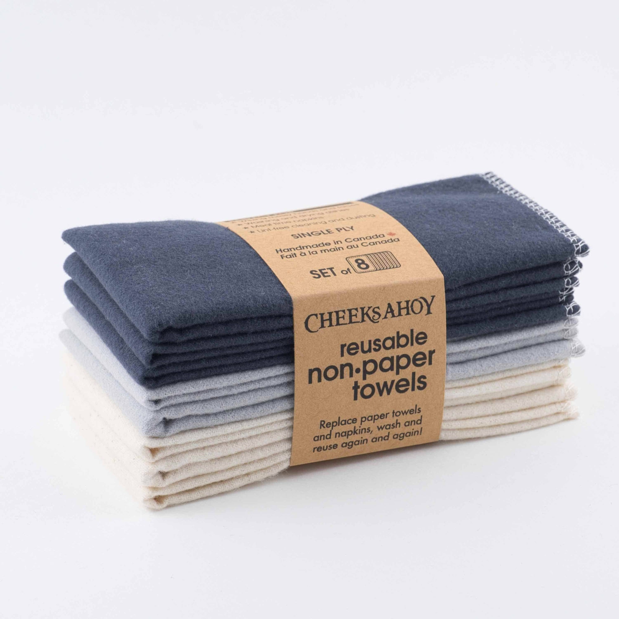 Reusable Non-Paper Towels - Single-Ply