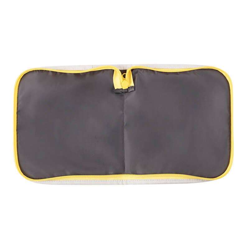 Snack Mat - ‘Snack’ Black with Yellow Zip