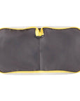 Snack Mat - ‘Snack’ Black with Yellow Zip