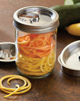 Jarware 3 in 1 Spiralizer for Wide Mouth Mason Jar