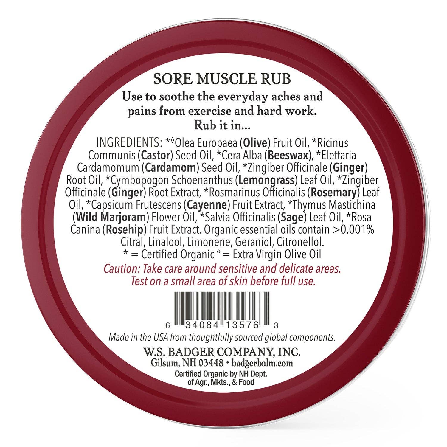 Sore Muscle Rub