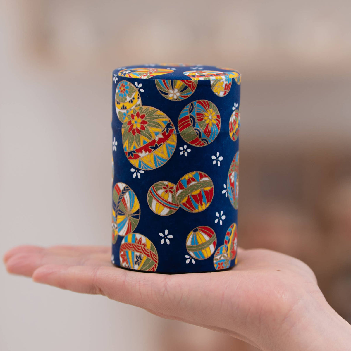 Japanese Traditional Washi Tea Canister – 20 Pattern 100g