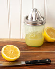 Mason Jar Lifestyle - Stainless Steel Juicing Lid for Wide Mouth Mason Jars