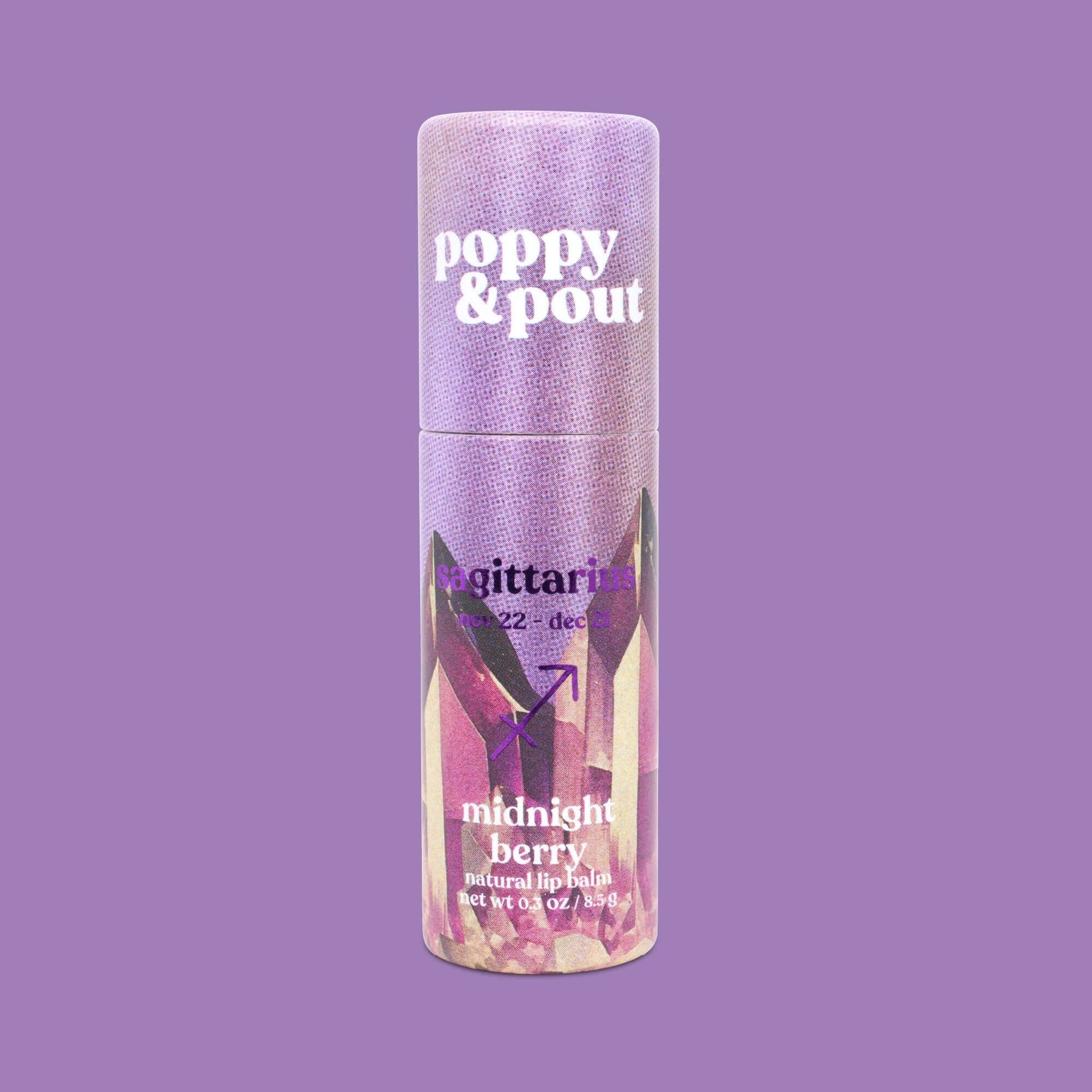 Lip Balm, Zodiac, Sagittarius Midnight Berry