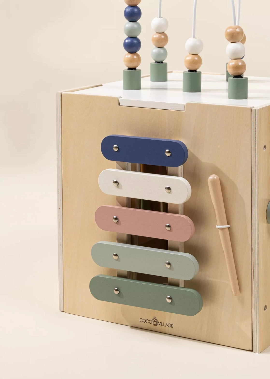 Wooden Activity Cube