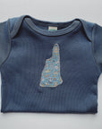 New Hampshire Baby Bodysuit - Camp