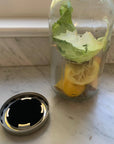 Jarware Compost Lid Filter for Wide Mouth Mason Jar, Set 8