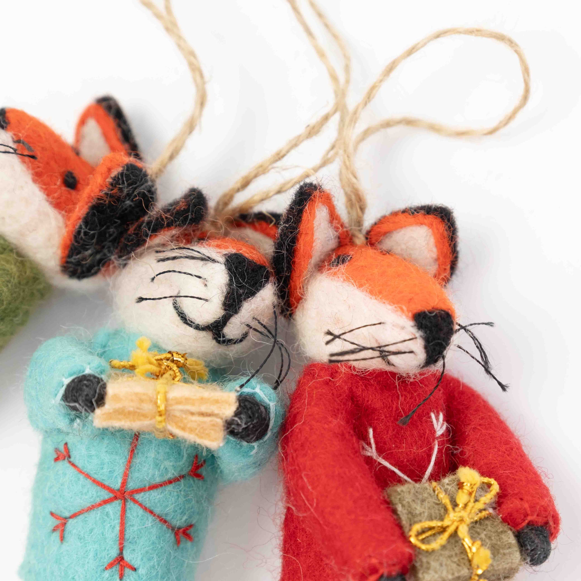 Ornament - Fox with Box
