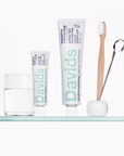 Davids travel size premium toothpaste / sensitive+whitening