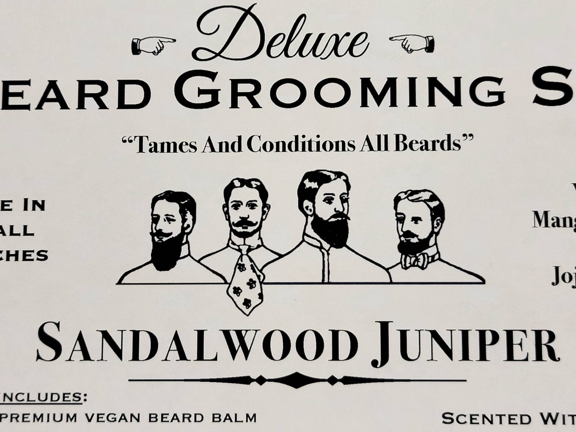 Deluxe Beard Gift Set | Handcrafted | Natural | Sandalwood - Superior Dry Goods