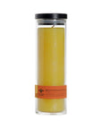 Sanctuary Glass Candle – 100% Pure Beeswax – 90 Hour Burn