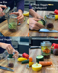 Jarware 3 in 1 Spiralizer for Wide Mouth Mason Jar