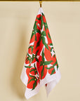 One & Only Paper - Pomodoro Tomato Red Illustration Tea Towel