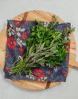 Bees Wrap Beeswax Reusable Bread Wrap - Botanical Print