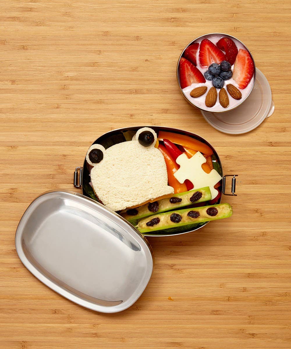 ECOlunchbox Oval &amp; Snack Cup Lunch Food Container