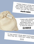 Cotton + Bamboo Makeup Remover Pads