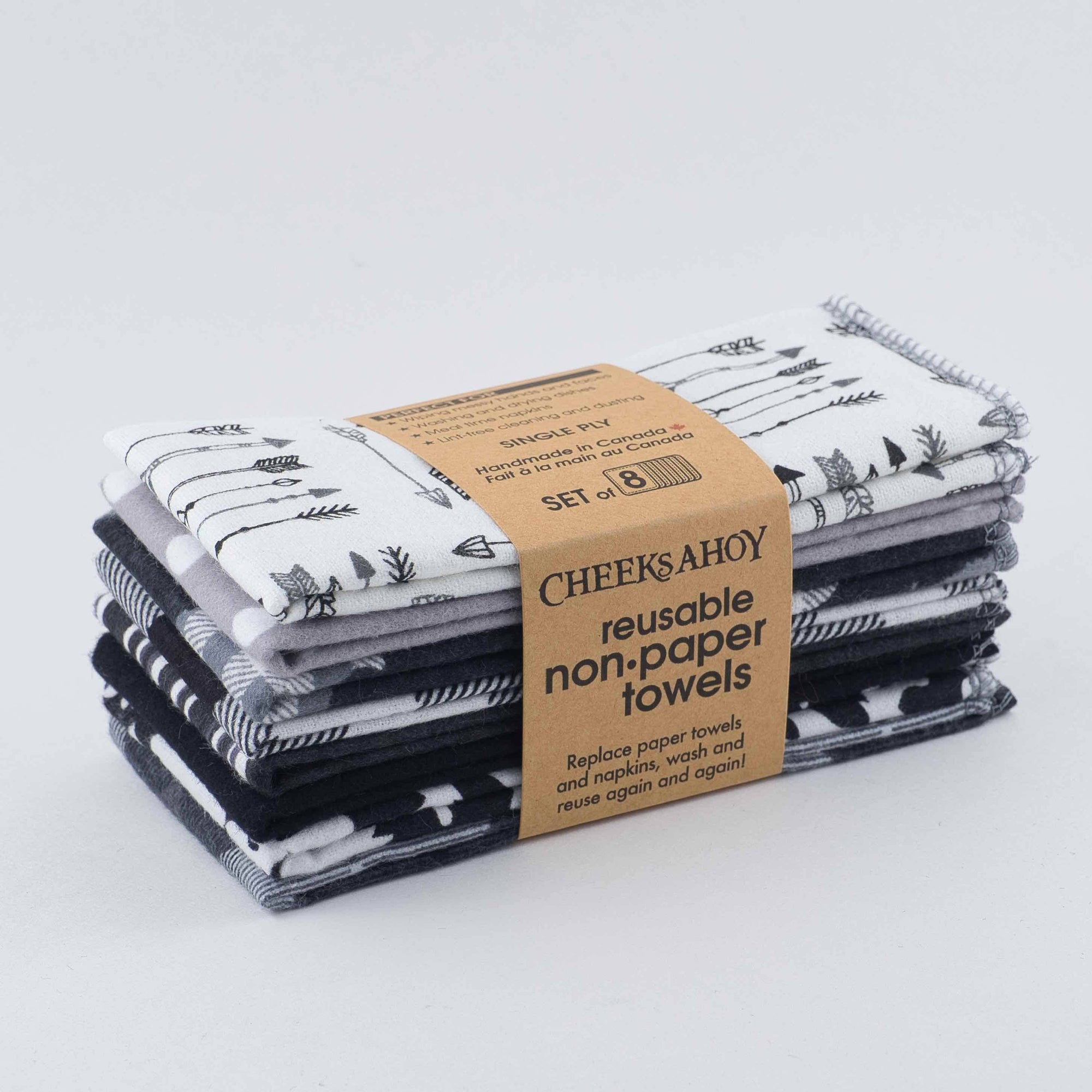 Reusable Non-Paper Towels - Single-Ply