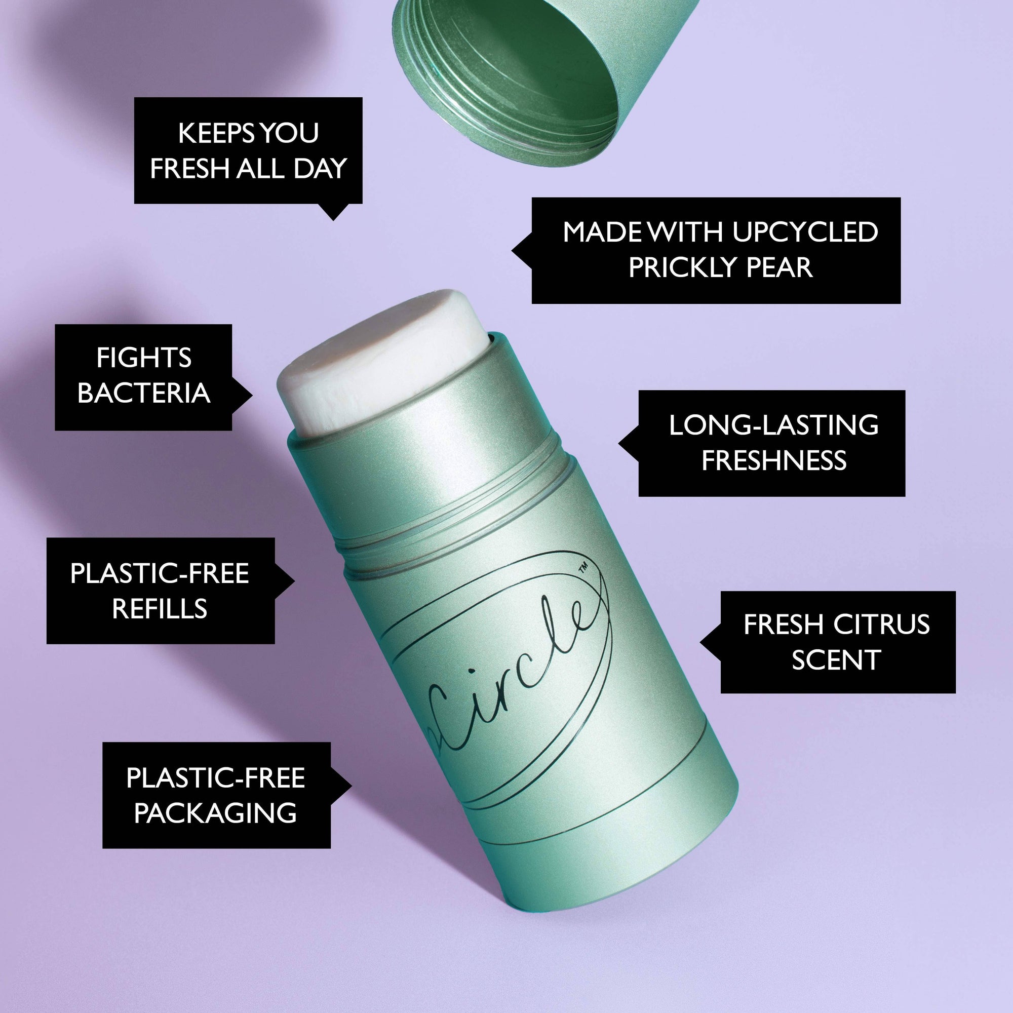 Plastic free Deodorant Refills Macadamia Bergamot - no case