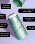 Plastic free Deodorant Refills Macadamia Bergamot - no case
