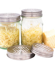 Grater / Shredder Lid for Mason Jars