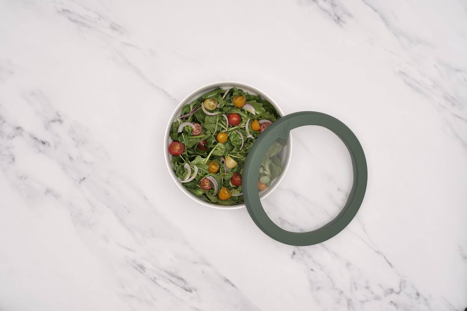 Food Huggers - Food Huggers Lid Extra Large  Gradual Green