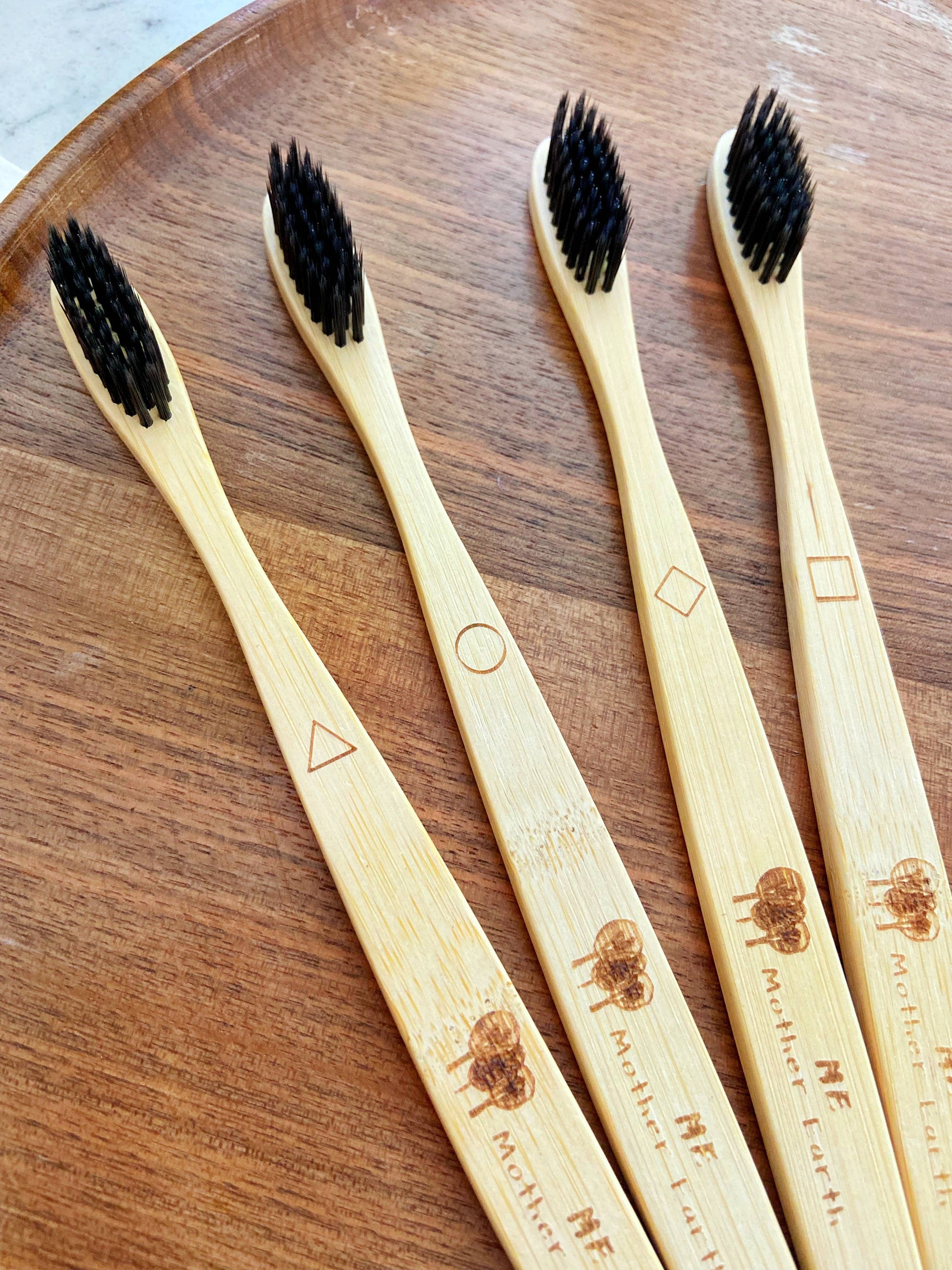 Me Mother Earth - Bamboo Charcoal Toothbrush | Compostable + Zero Waste