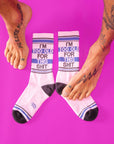 I'm Too Old For This Shit Gym Crew Socks