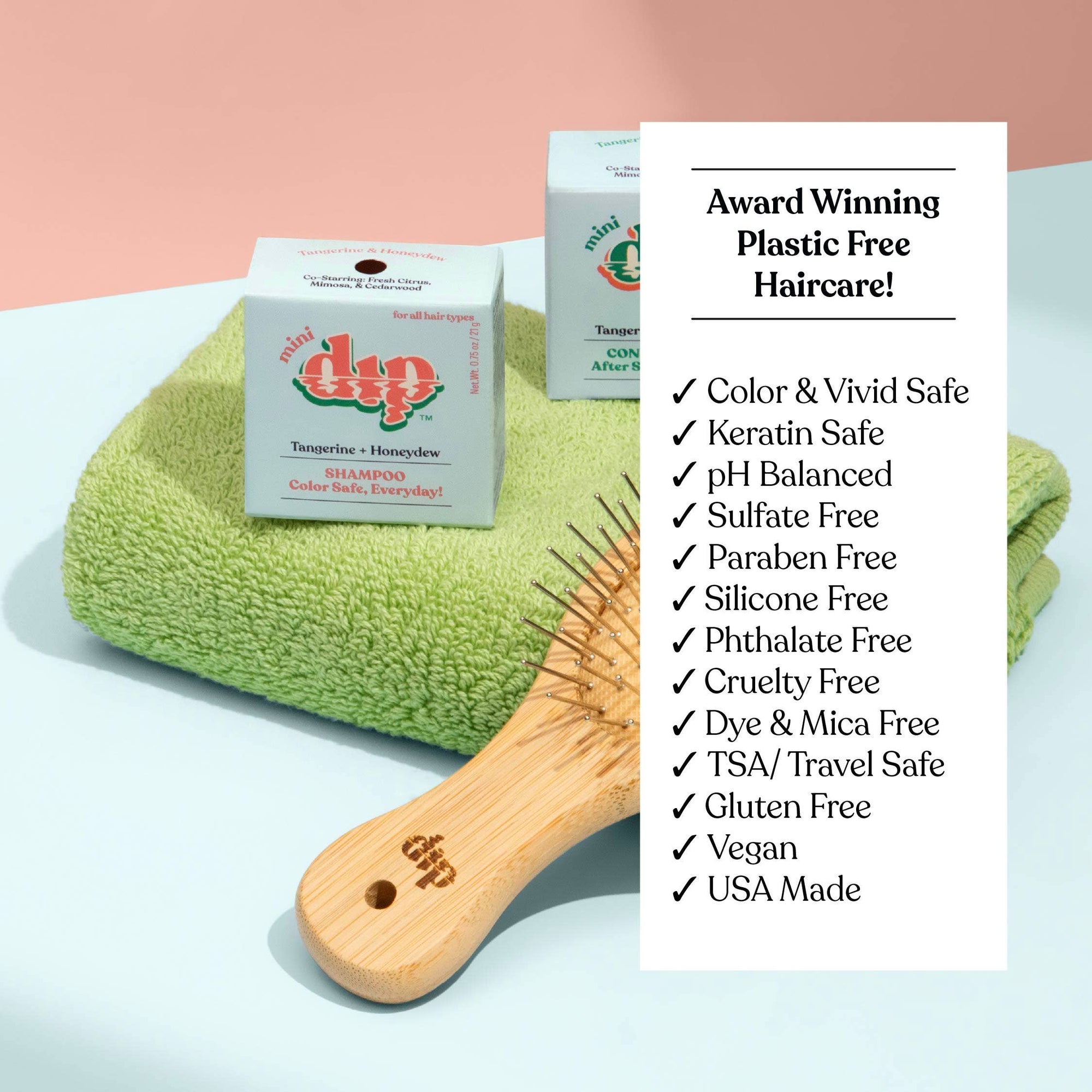 Dip - Mini Dip Color Safe Shampoo Bar for Every Day - Tangerine &amp; Honeydew