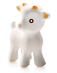 CaaOcho Natural Rubber Toys - Natural Rubber Teether Goat, Non-Toxic, Mold-free Design