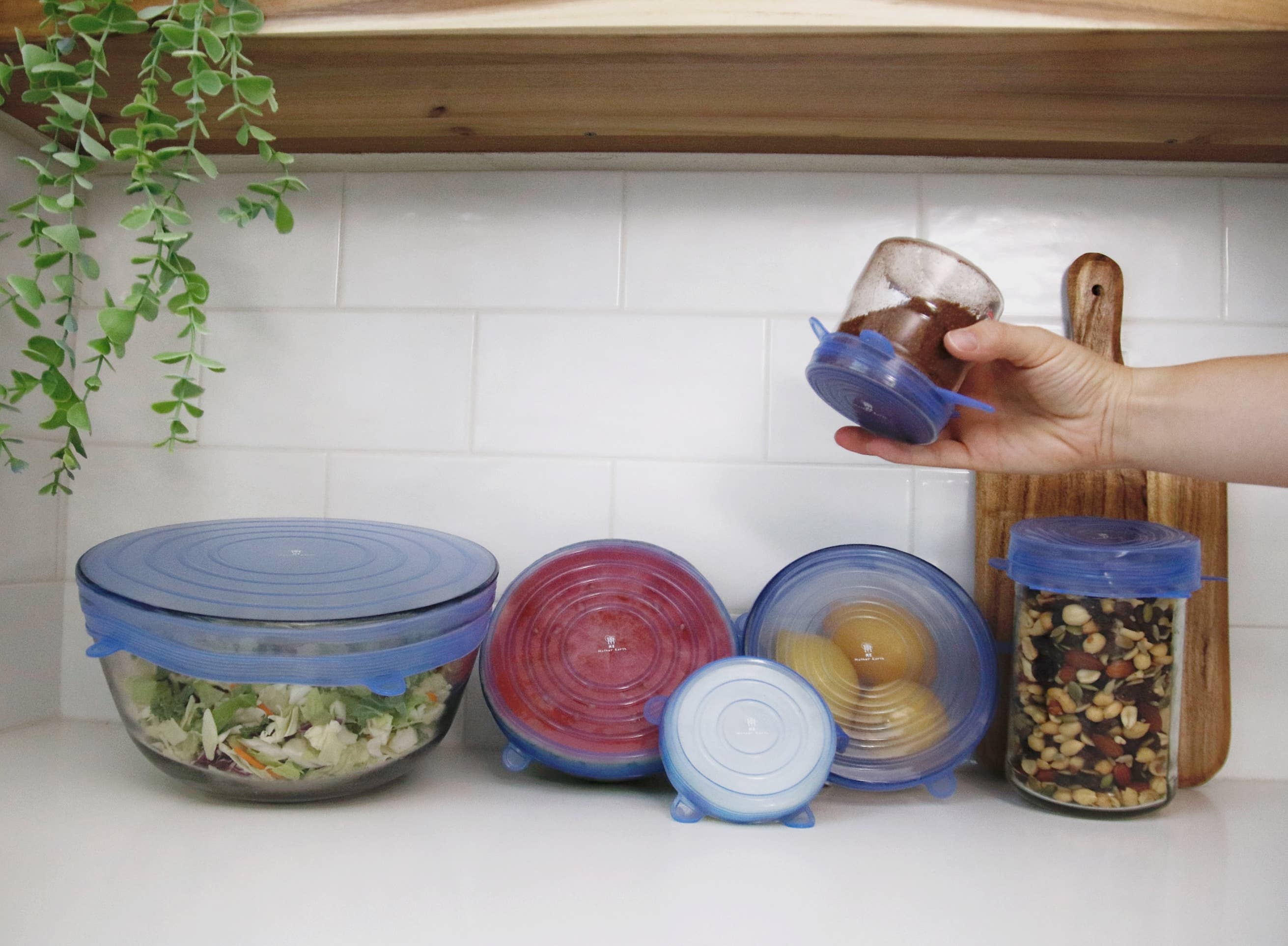 Me Mother Earth Silicone Bowl Covers - Thumbnail 2