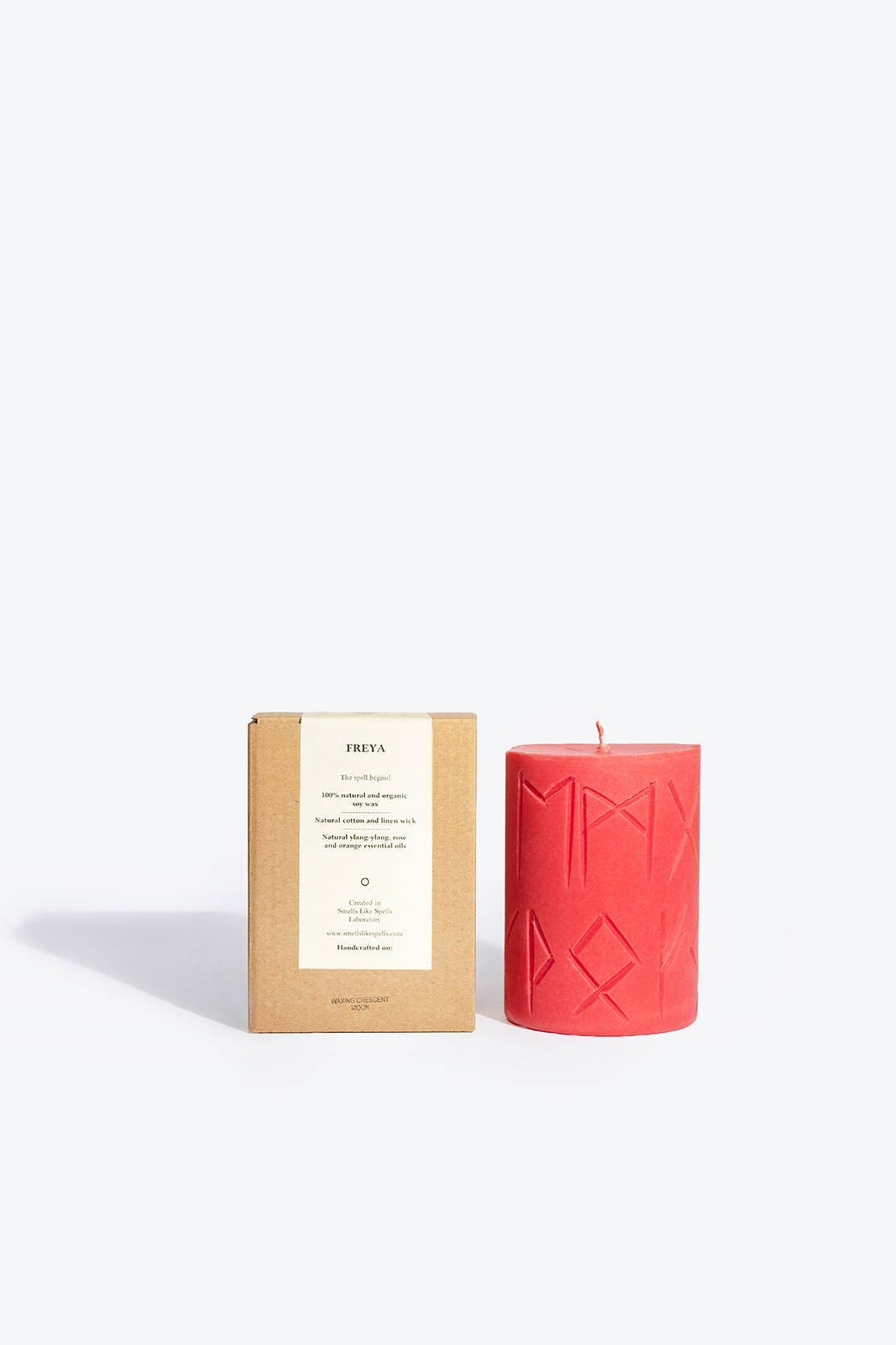 Freya | Rune Carved Candle based on Norse Magic | Love Spell