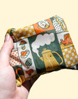 Autumnal Quilt Packable Tote  Bag